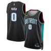 Camiseta Hombre Detroit Pistons Jalen Duren 2025-26 Nike City Edition Negro Swingman Camiseta Hombre Detroit Pistons Jalen Duren 2025-26 Nike City Edition Negro Swingman